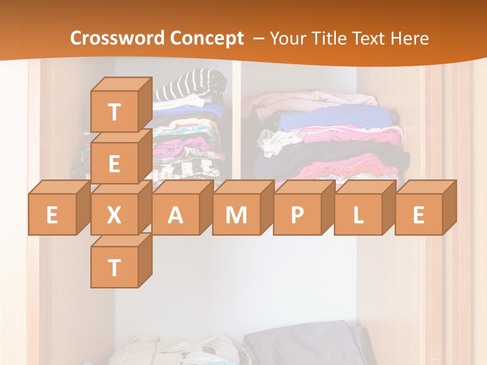 Clothes Shirt Organization PowerPoint Template
