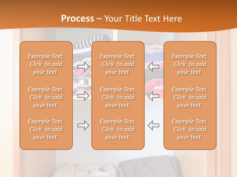 Clothes Shirt Organization PowerPoint Template