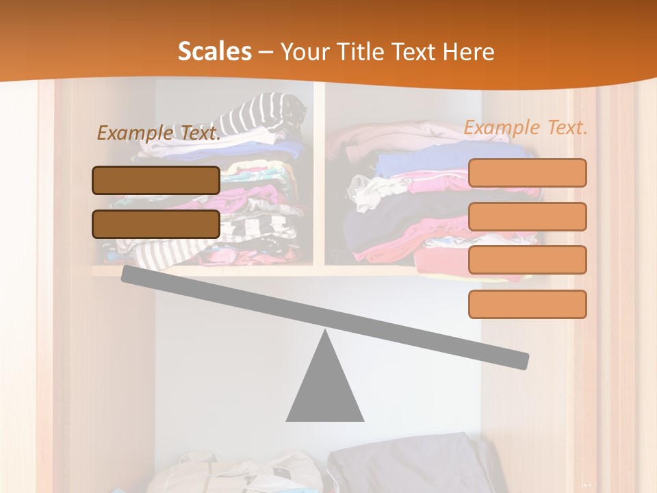 Clothes Shirt Organization PowerPoint Template
