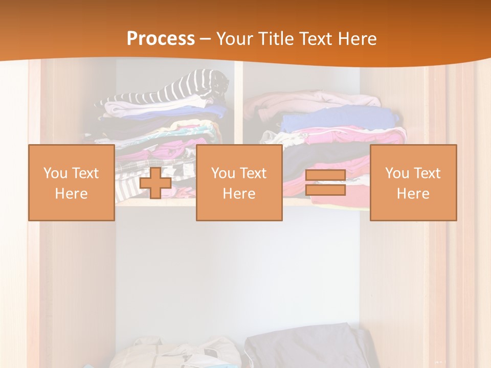 Clothes Shirt Organization PowerPoint Template
