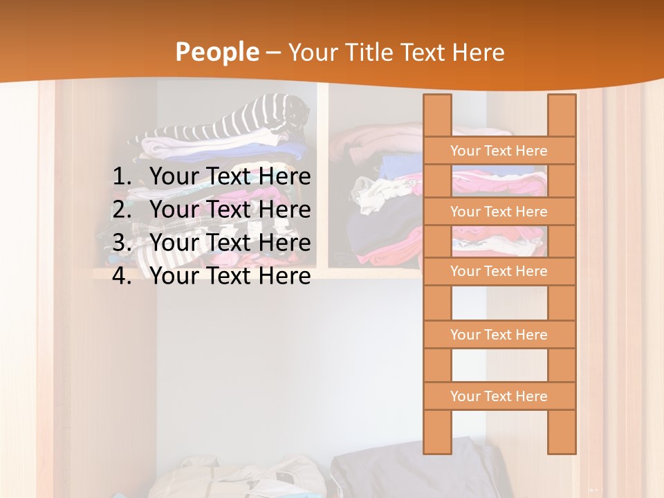 Clothes Shirt Organization PowerPoint Template