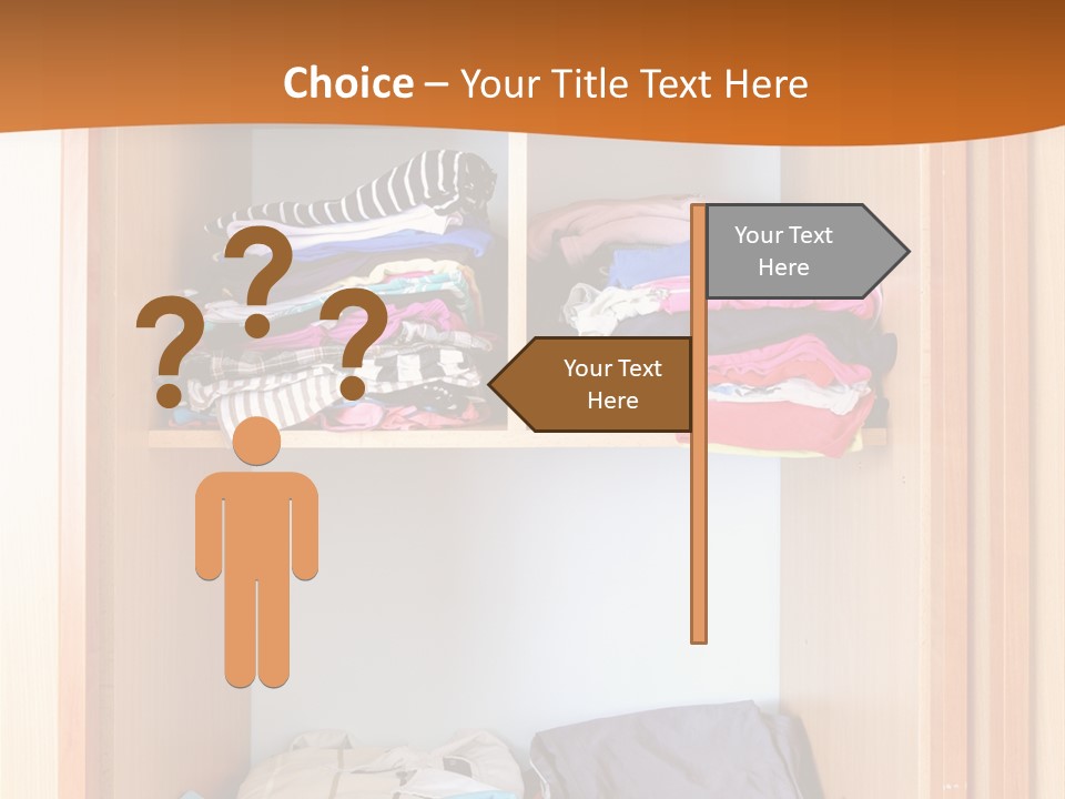 Clothes Shirt Organization PowerPoint Template