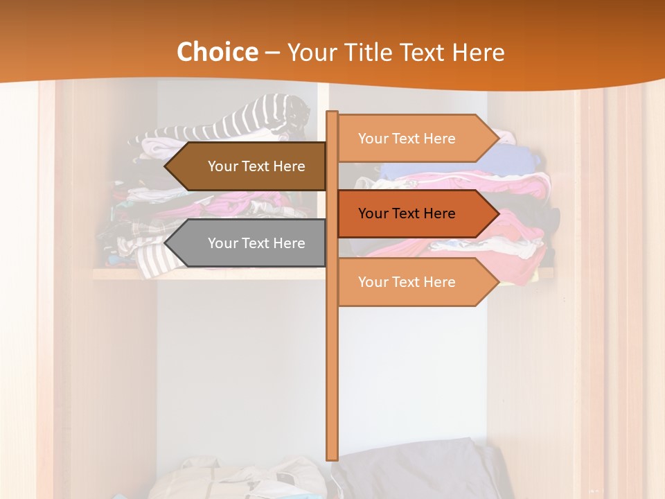 Clothes Shirt Organization PowerPoint Template
