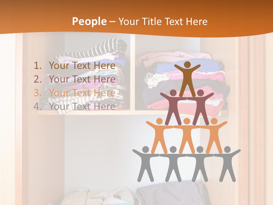 Clothes Shirt Organization PowerPoint Template