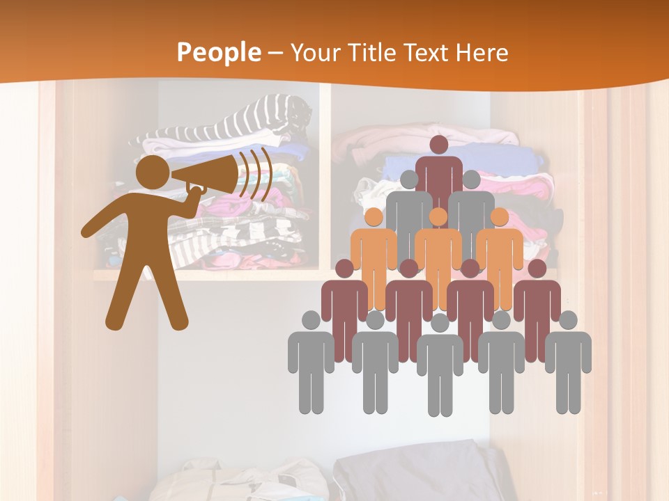 Clothes Shirt Organization PowerPoint Template