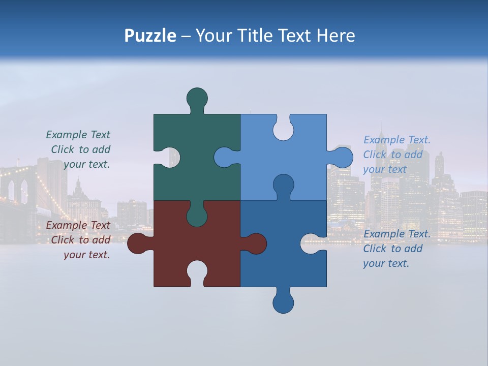 Water Dawn Architecture PowerPoint Template