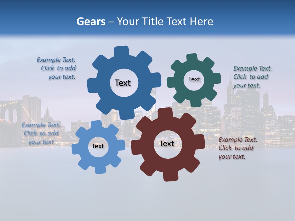 Water Dawn Architecture PowerPoint Template