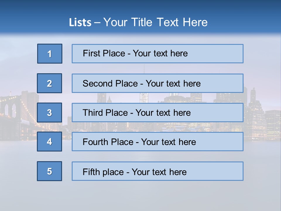 Water Dawn Architecture PowerPoint Template