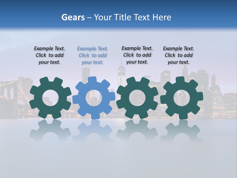 Water Dawn Architecture PowerPoint Template