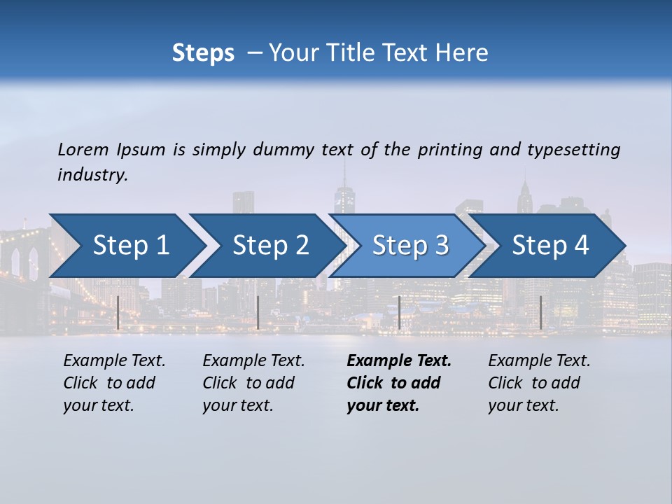 Water Dawn Architecture PowerPoint Template