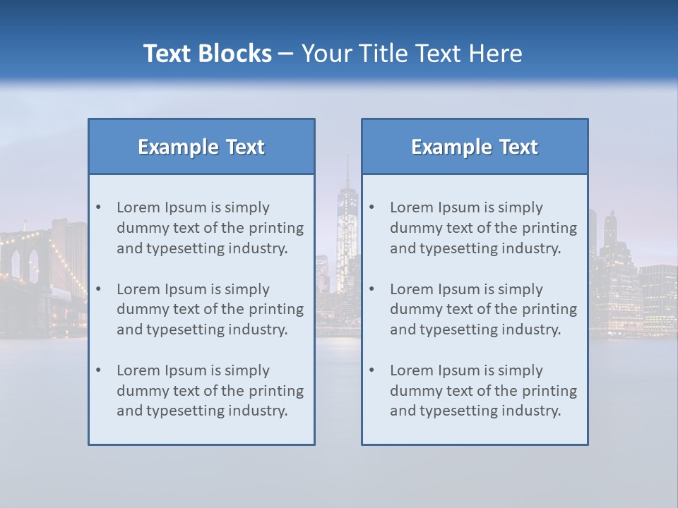 Water Dawn Architecture PowerPoint Template