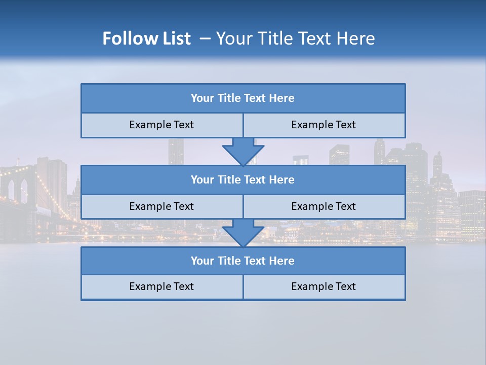 Water Dawn Architecture PowerPoint Template