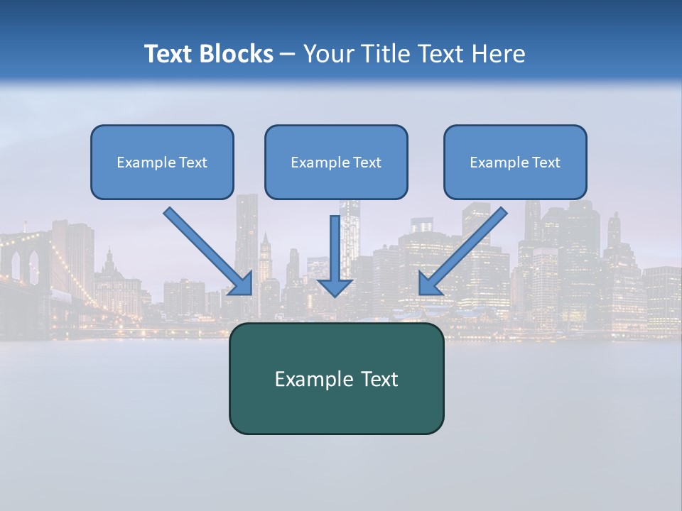 Water Dawn Architecture PowerPoint Template
