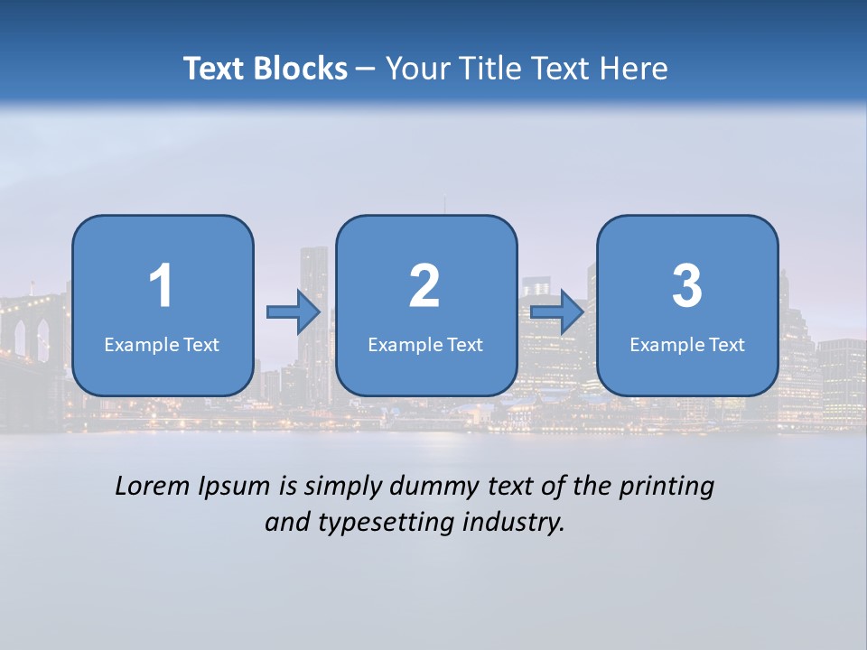 Water Dawn Architecture PowerPoint Template