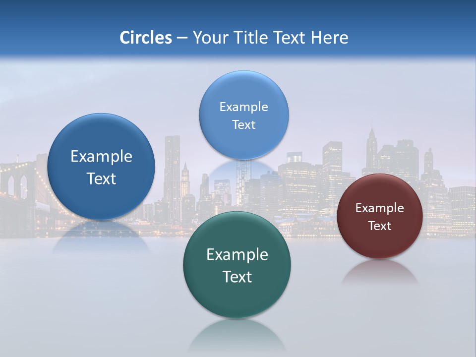 Water Dawn Architecture PowerPoint Template