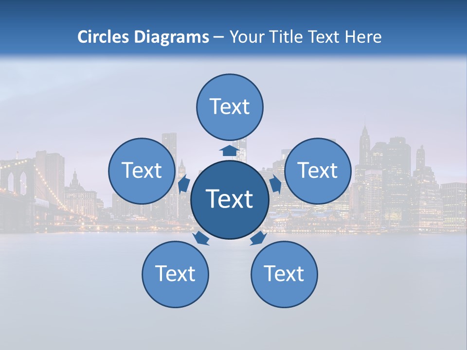 Water Dawn Architecture PowerPoint Template