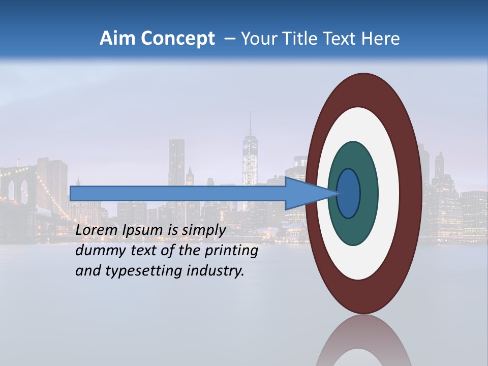 Water Dawn Architecture PowerPoint Template