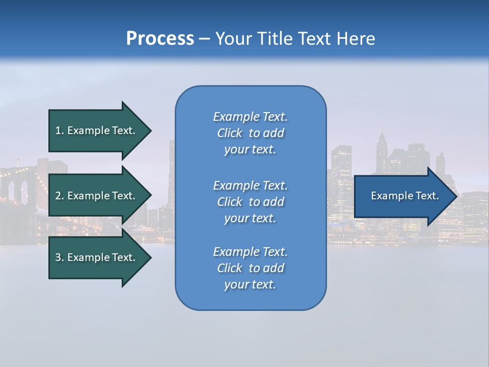 Water Dawn Architecture PowerPoint Template