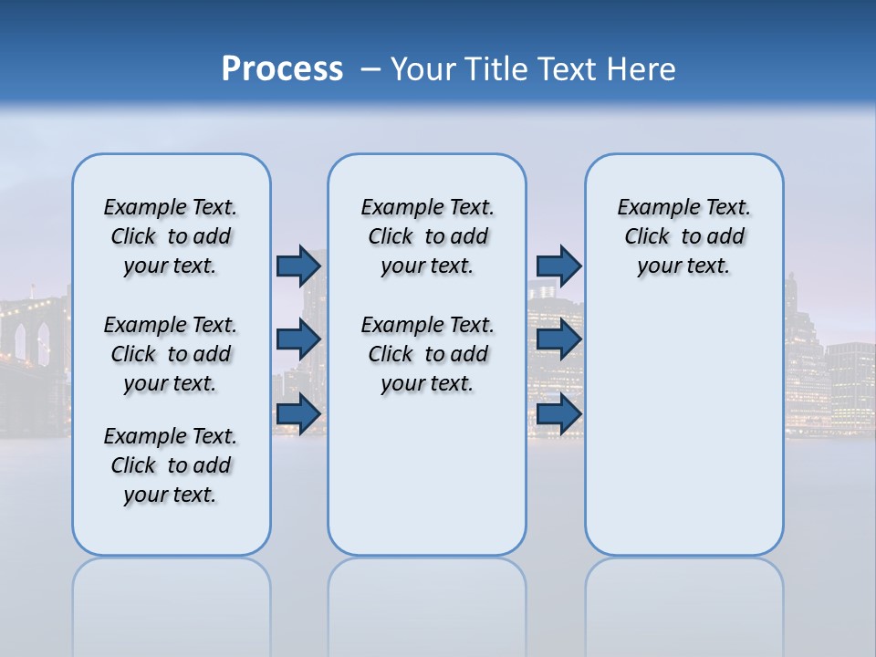 Water Dawn Architecture PowerPoint Template