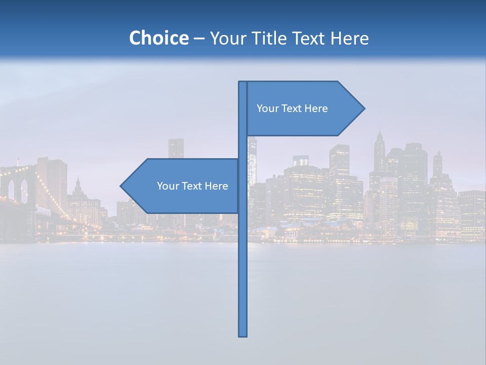 Water Dawn Architecture PowerPoint Template