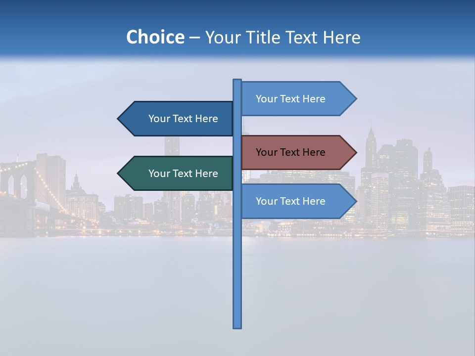 Water Dawn Architecture PowerPoint Template
