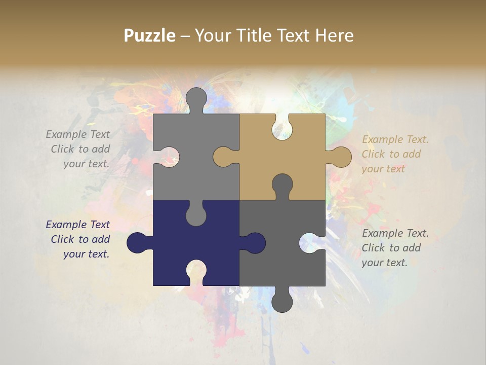 Shine Splash Lightbulb PowerPoint Template