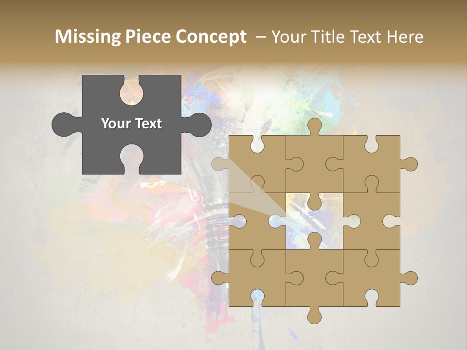 Shine Splash Lightbulb PowerPoint Template