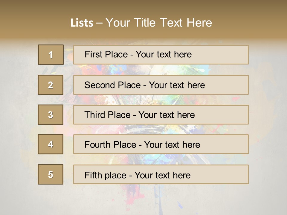 Shine Splash Lightbulb PowerPoint Template