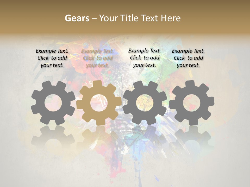 Shine Splash Lightbulb PowerPoint Template