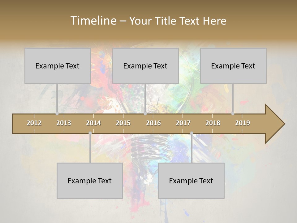 Shine Splash Lightbulb PowerPoint Template