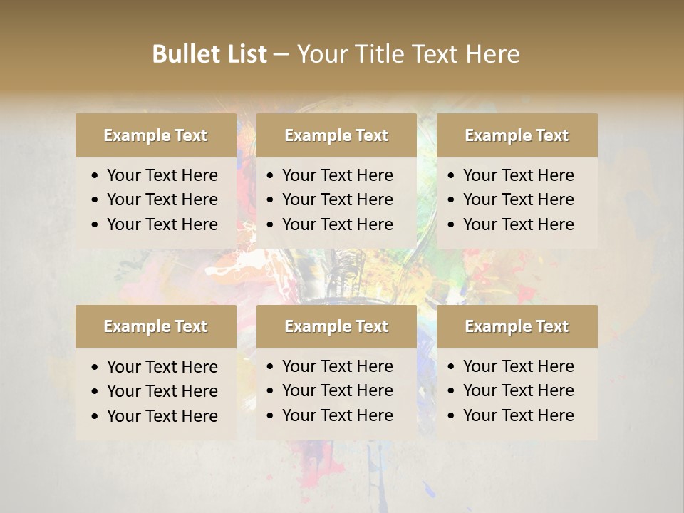 Shine Splash Lightbulb PowerPoint Template