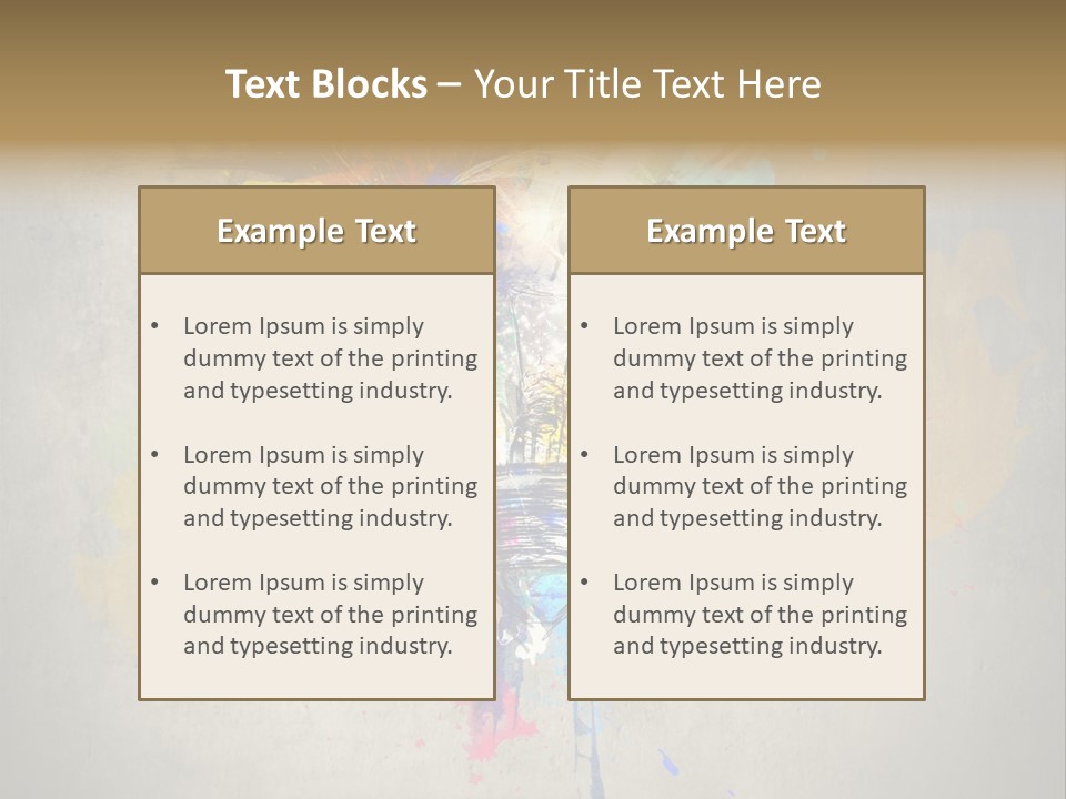 Shine Splash Lightbulb PowerPoint Template