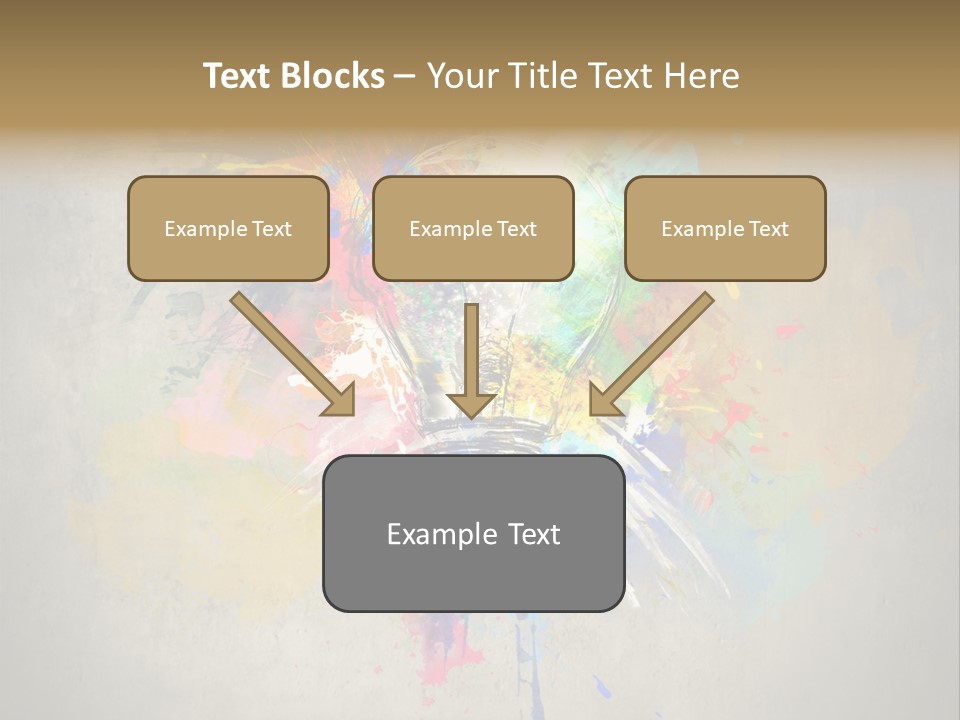 Shine Splash Lightbulb PowerPoint Template