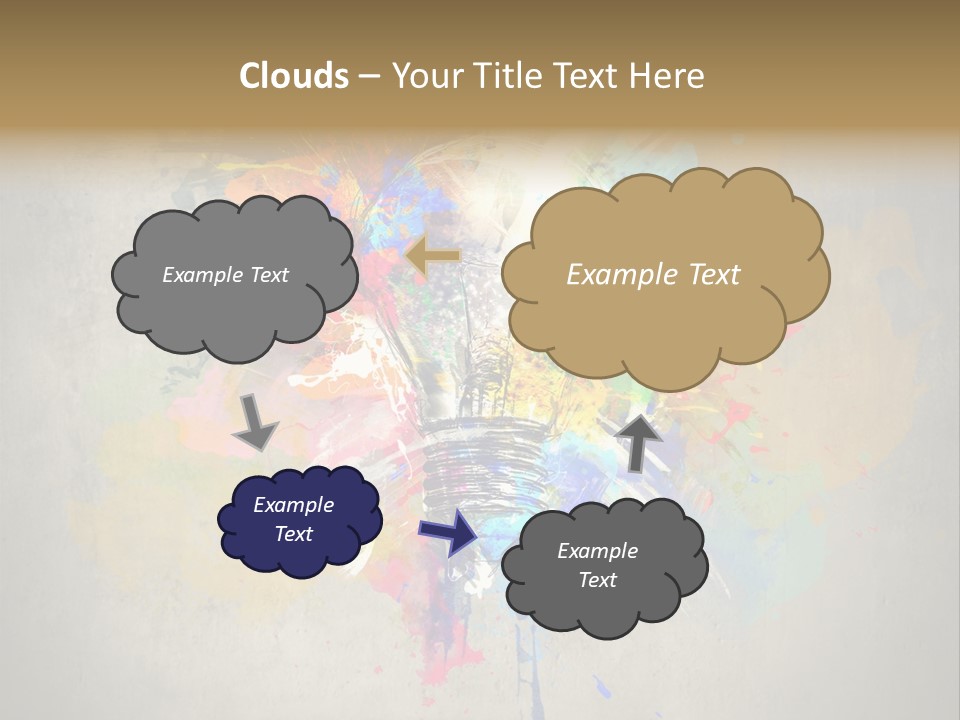 Shine Splash Lightbulb PowerPoint Template