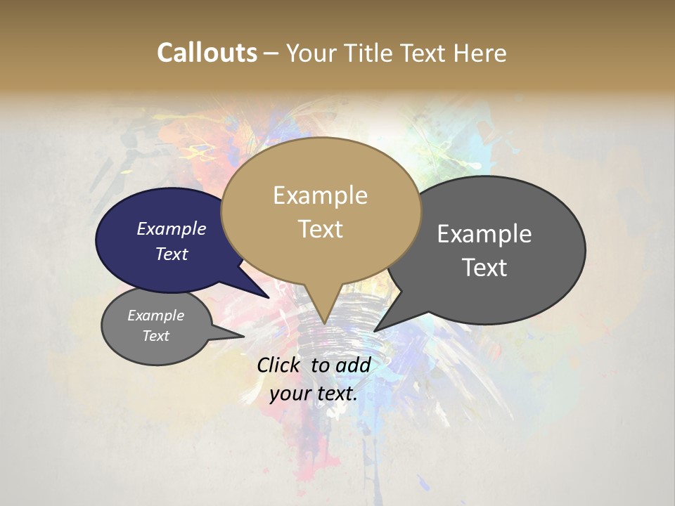 Shine Splash Lightbulb PowerPoint Template