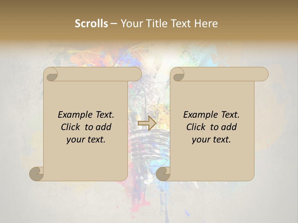 Shine Splash Lightbulb PowerPoint Template