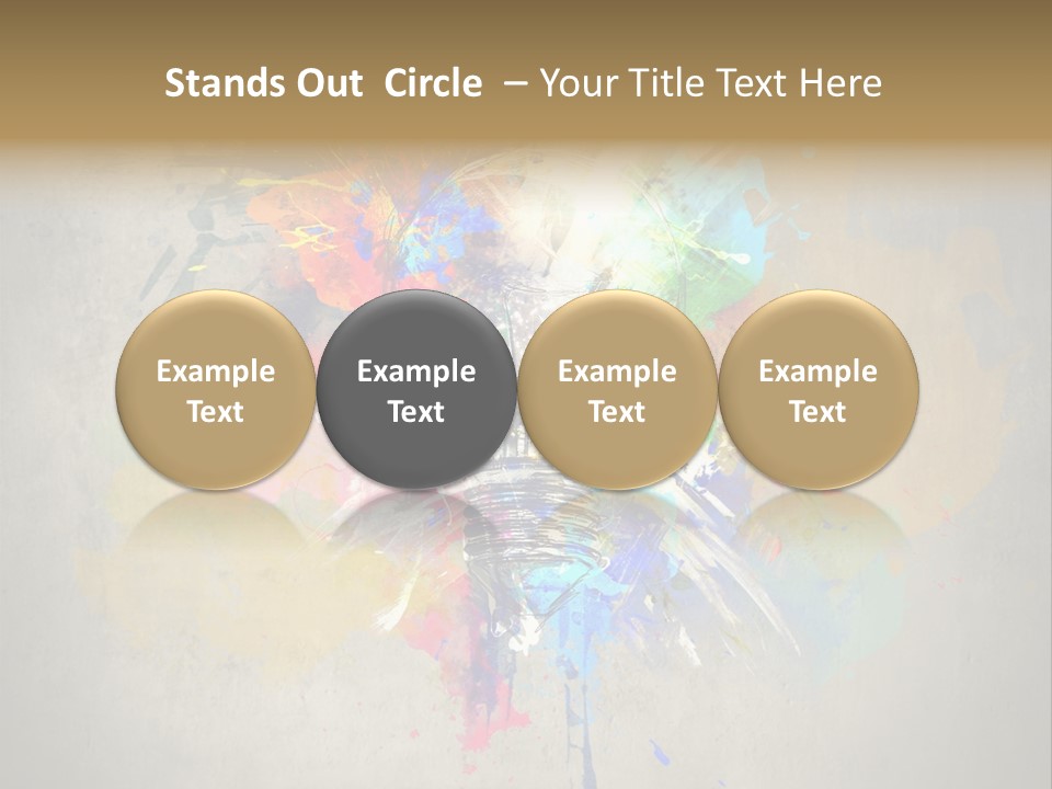 Shine Splash Lightbulb PowerPoint Template