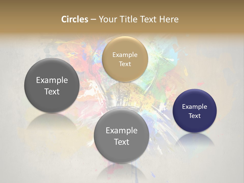 Shine Splash Lightbulb PowerPoint Template