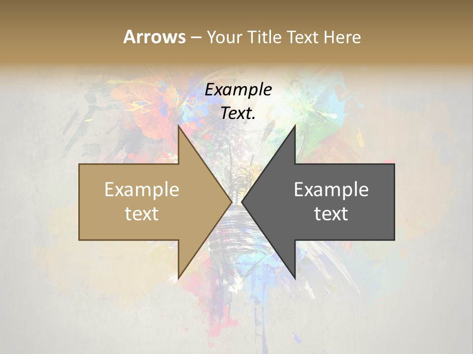 Shine Splash Lightbulb PowerPoint Template