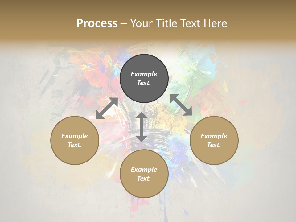 Shine Splash Lightbulb PowerPoint Template