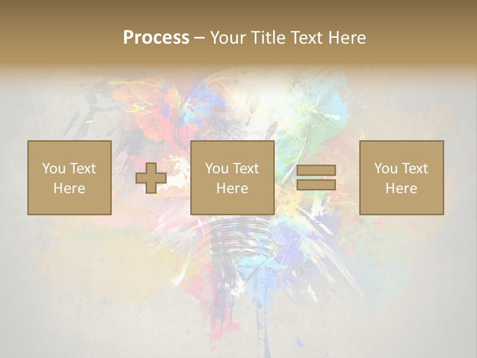 Shine Splash Lightbulb PowerPoint Template