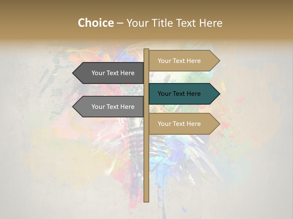 Shine Splash Lightbulb PowerPoint Template