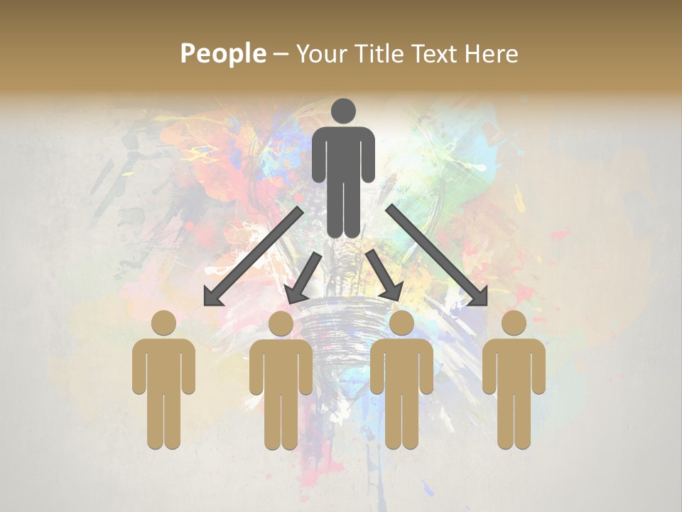 Shine Splash Lightbulb PowerPoint Template