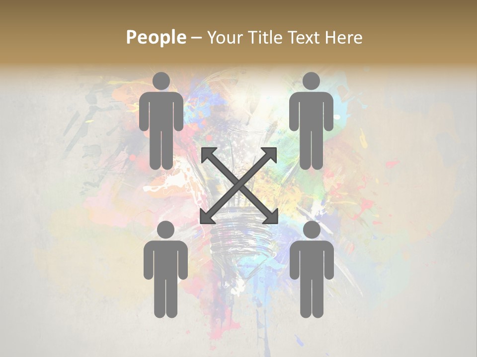 Shine Splash Lightbulb PowerPoint Template