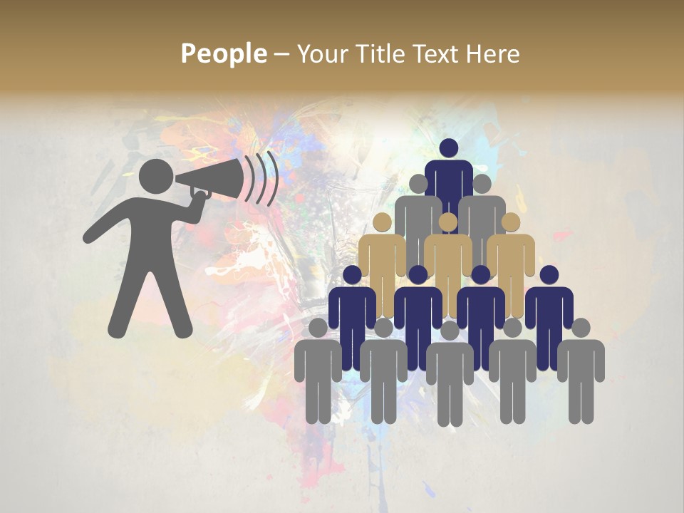 Shine Splash Lightbulb PowerPoint Template