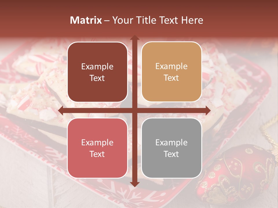 Homemade Red Chocolate PowerPoint Template