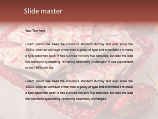 Homemade Red Chocolate PowerPoint Template