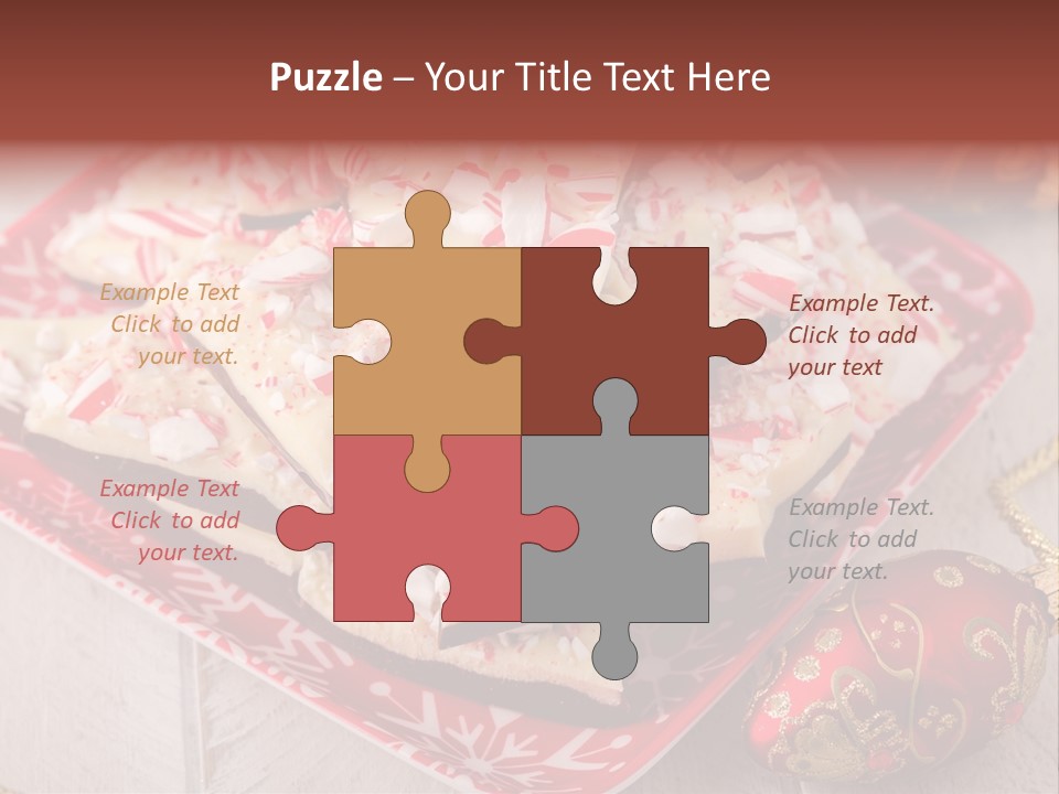 Homemade Red Chocolate PowerPoint Template