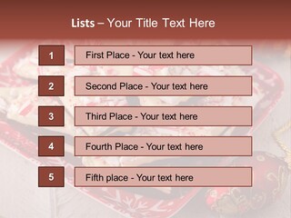 Homemade Red Chocolate PowerPoint Template