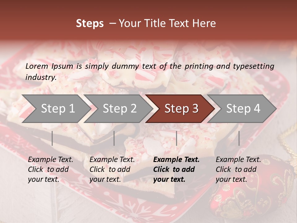 Homemade Red Chocolate PowerPoint Template